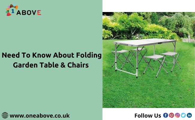 folding garden table and chairs